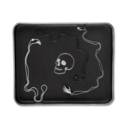 Skull Leather Valet Tray