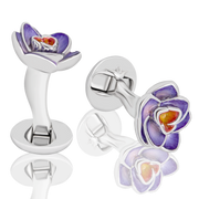 Cufflinks called The Petals handmade by Fils Unique